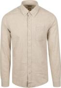 Barbour Shirt Nelson Tailored Stone Beige