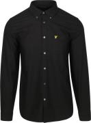 Lyle & Scott Shirt Plain Oxford Black