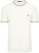 Fred Perry M1588 Twin Tipped T-shirt Off-White