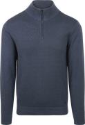 Petrol Half Zip Pullover Augusta Navy