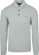 NZA Longsleeve Polo Hamton Piqué Groen