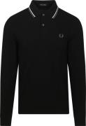 Fred Perry Longsleeve Polo Zwart W54