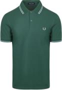 Fred Perry Polo Twin Tipped M3600 Groen Z59
