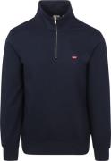 Levi's Sweater Half Zip Navy
