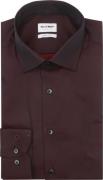 OLYMP Level 5 Overhemd Burgundy