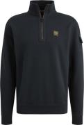 PME Legend Half Zip Trui Interlock Jersey Navy