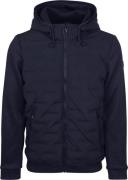 No Excess Jas Knitted Sleeve Navy