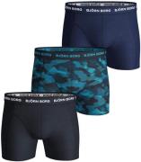 Bjorn Borg Cotton Stretch Boxers 3Pack Donkerblauw