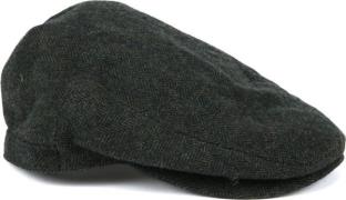 Barbour Barlow Flat Cap Herringbone Donkergroen