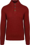 NZA Pullover Mocker Adan Cherry Red