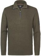 Petrol Half Zip Pullover Army Green