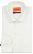 Suitable Overhemd Extra Lange Mouwen Twill Ecru