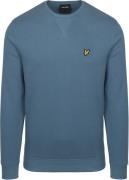 Lyle & Scott Sweat Crewneck Ocean Blauw