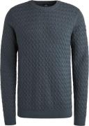 Vanguard Trui Knitted Structure Blauw