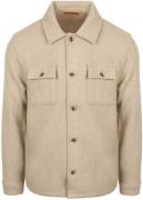 Suitable Overshirt Wool Blend Beige