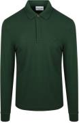 Lacoste Longsleeve Poloshirt Piqué Donkergroen