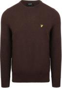 Lyle & Scott Pullover Lamswol Bruin