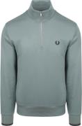 Fred Perry Half Zip Trui Blauw
