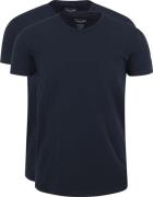 PME Legend Basic T-shirt 2-Pack O-Hals Navy