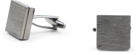 Manchetknoop Vierkant Zilver -