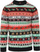 Suitable Kersttrui Multicolour Blauw lampjes