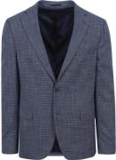 Suitable Colbert Royal Blauw Ruiten