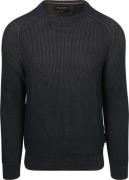 Marc O'Polo Pullover Structured Bi-Colour Navy
