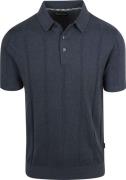 Barbour Wellburn Knitted Polo Navy