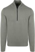 BOSS Kanobix Half Zip Trui Groen