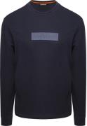 Napapijri Longsleeve T-shirt Logo Navy