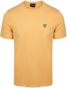 Lyle and Scott T-shirt Honeycomb Oranje