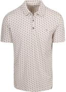 R2 Amsterdam Polo Print Beige