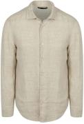 Marc O'Polo Overhemd Linnen Ecru