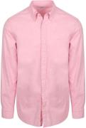 McGregor Overhemd Cotton Linen Roze