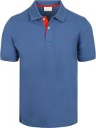 Gant Contrast Piqué Poloshirt Vintage Blauw