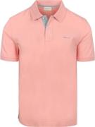 Gant Contrast Piqué Poloshirt Bubbelgum Roze