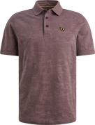 PME Legend Poloshirt Jacquard Jersey Moonscape Paars