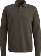 PME Legend American Classic Longsleeve Poloshirt Beluga Groen