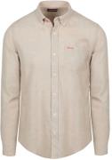 NZA Shirt Linnen Blend Beige