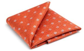 Suitable Zijde Pochet Blue Star Rood -