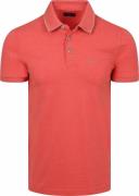 NZA Polo Henley Piqué Rood
