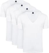 Suitable T-shirt Wit Diepe V-hals Vitaru Stretch 4 Pack
