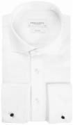 Profuomo Shirt Cutaway Dubbel Manchet Wit