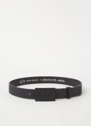 Armani Exchange Riem van leer met logo