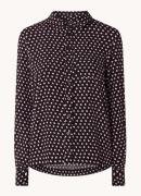 Whistles Blouse met stippenprint en borstzak