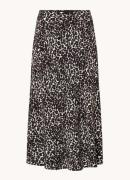 Whistles Midi rok met panterprint