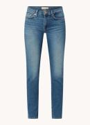 7 For All Mankind Roxanne mid waist slim fit cropped jeans met medium ...