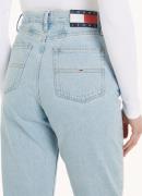 Tommy Hilfiger Nora high waist cropped mom jeans met lichte wassing