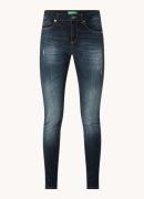 Benetton Mid waist skinny jeans met stretch