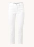MAC Dream Chic mid waist slim fit cropped jeans met ritsdetail